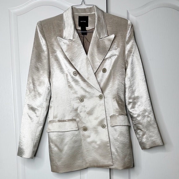 SMYTHE Ski Slope Blazer Jacket in Pearl Size Medium - Picture 5 of 10